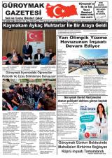 Güroymak gazetesi 1. sayfa