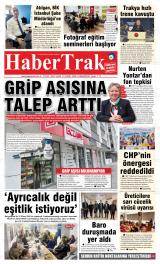 Haber Trak gazetesi 1. sayfa