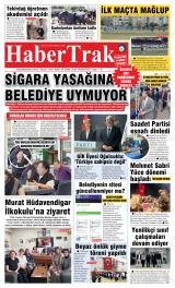 Haber Trak gazetesi 1. sayfa