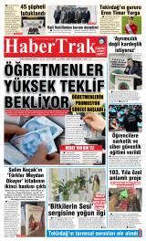 Haber Trak gazetesi 1. sayfa