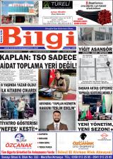 Halk İçin Bilgi gazetesi 1. sayfa