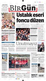 Halkın Gazetesi Birgün gazetesi 1. sayfa