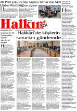 Halkın Sesi gazetesi 1. sayfa