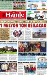 Hamle gazetesi 1. sayfa