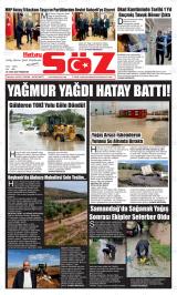 Hatay Söz gazetesi 1. sayfa