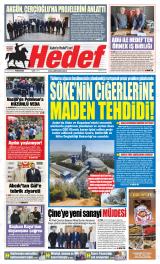 Hedef gazetesi 1. sayfa