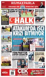 Hedef Halk gazetesi 1. sayfa