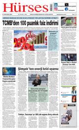Hürses gazetesi 1. sayfa