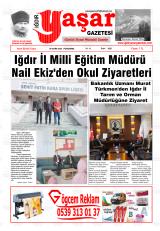 Iğdır Yaşar gazetesi 1. sayfa