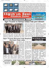 Ilgın'ın Sesi gazetesi 1. sayfa