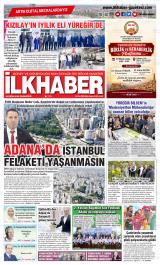 İlkhaber gazetesi 1. sayfa