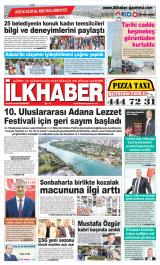 İlkhaber gazetesi 1. sayfa
