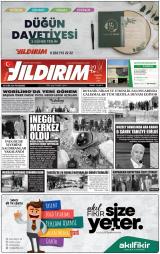 İnegöl Yıldırım gazetesi 1. sayfa