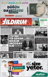 İnegöl Yıldırım gazetesi 1. sayfa