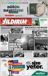 İnegöl Yıldırım gazetesi 1. sayfa