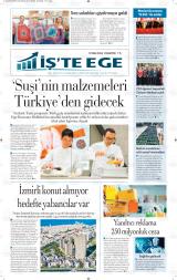 İş'te Ege gazetesi 1. sayfa