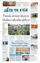 İş'te Ege gazetesi 1. sayfa