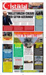 İstiklal gazetesi 1. sayfa