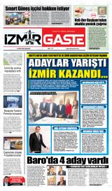 İzmir Gaste gazetesi 1. sayfa