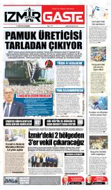 İzmir Gaste gazetesi 1. sayfa