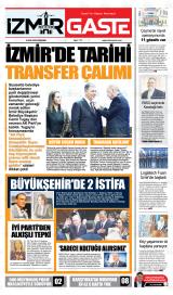 İzmir Gaste gazetesi 1. sayfa