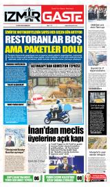 İzmir Gaste gazetesi 1. sayfa