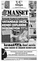 KAHRAMANMARAŞ MANŞET Gazetesi