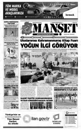 Kahramanmaraş Manşet gazetesi 1. sayfa