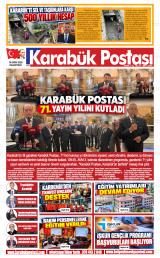 Karabük Postası gazetesi 1. sayfa