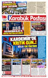Karabük Postası gazetesi 1. sayfa