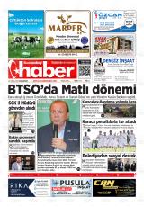 Karacabey Haber gazetesi 1. sayfa