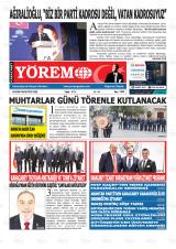 Karacabey Yörem gazetesi 1. sayfa