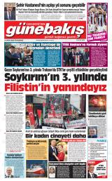 Karadeniz'den Günebakış gazetesi 1. sayfa
