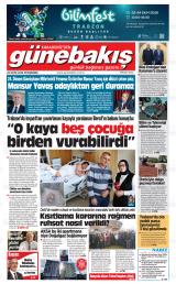 Karadeniz'den Günebakış gazetesi 1. sayfa