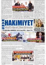 Kars Hakimiyet gazetesi 1. sayfa