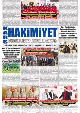 Kars Hakimiyet gazetesi 1. sayfa