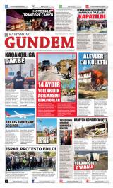 Kastamonu Gündem gazetesi 1. sayfa