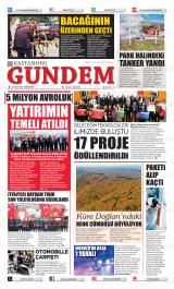 Kastamonu Gündem gazetesi 1. sayfa