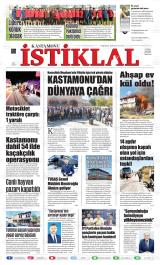 Kastamonu İstiklal gazetesi 1. sayfa