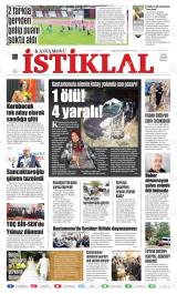 Kastamonu İstiklal gazetesi 1. sayfa