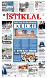 Kastamonu İstiklal gazetesi 1. sayfa