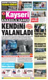 KAYSERİ ANADOLU HABER Gazetesi