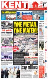 Kent Bursa gazetesi 1. sayfa