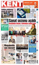Kent Bursa gazetesi 1. sayfa
