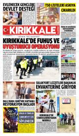Kırıkkale Gazetesi gazetesi 1. sayfa