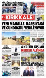 Kırıkkale Gazetesi gazetesi 1. sayfa