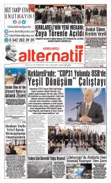 Kırklareli Alternatif gazetesi 1. sayfa
