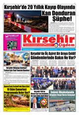 Kırşehir Çiğdem gazetesi 1. sayfa