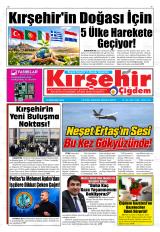 Kırşehir Çiğdem gazetesi 1. sayfa