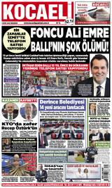 Kocaeli gazetesi 1. sayfa